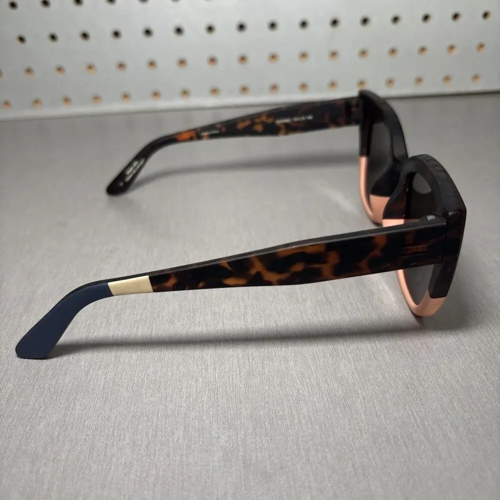 Toms Sunglasses Traveler Collection Sydney Apricot Cat Eye Tortoise FRAMES ONLY